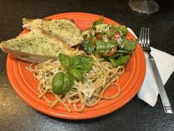 photo of Lemon Linguine With Basil Pesto Shrimp