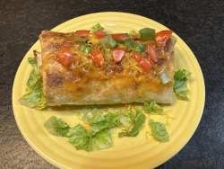 photo of Refried Bean and Cheese Chimichangas