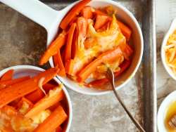 Cheesy Honey-Glazed Carrots