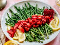 strawberry asparagus salad