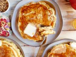 Apple-Pecan Pancakes