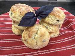 photo of Purple Basil Parmesan Biscuits