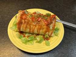 photo of Refried Bean and Cheese Chimichangas