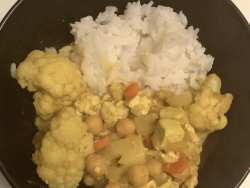 photo of Chickpea and Cauliflower Curry