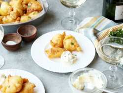 Champagne-Battered Chicken Nuggets