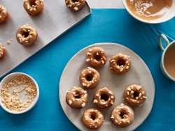 banana peanut butter doughnuts