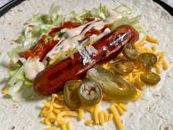 photo of Cheese and Hot Dog Burritos