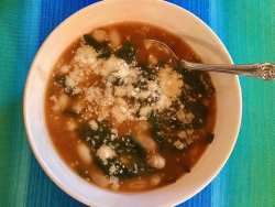 photo of Quick White Bean and Spinach Soup