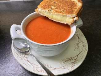 Roasted Tomato Soup With Fresh Basil