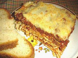 Spaghetti and Mince Casserole