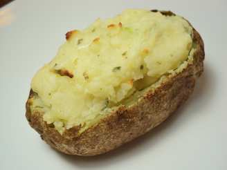 Baked Potatoes Stuffed With Brie