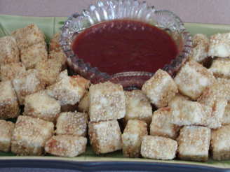 Deep Fried Tofu With Asian Plum Sauce or Thai Peanut Sauce