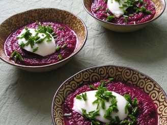 Chilled Beet & Celery Soup