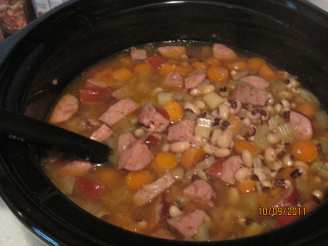 Spicy Black-eyed Pea Soup