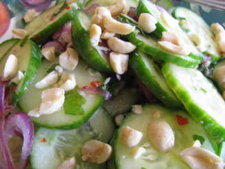 Thai Cucumber Salad With Roasted Peanuts