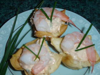 Crab & Shrimp Phyllo Tartlets