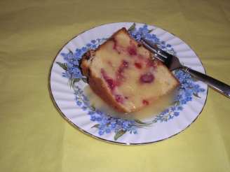 Cranberry Orange Pound Cake With Butter Rum Sauce
