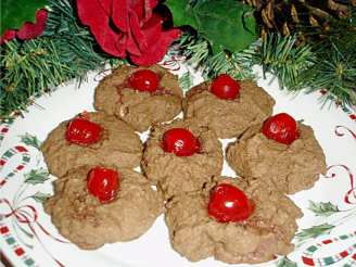 Chocolate Cherry Drop Cookies