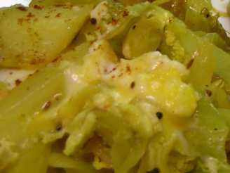 Cabbage and Potato Fry