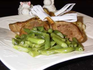 Honey & Mustard Lamb Cutlets With Baby Chats