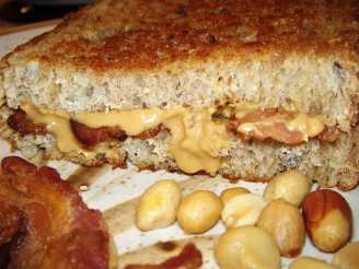 Grilled Peanut Butter and Bacon Sandwich