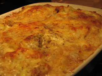 French Cabbage and Ham Gratin