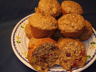 Oat Bran Muffins With Dried Fruit