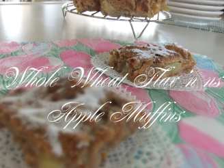Whole Wheat Flax'n Apple Muffins