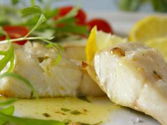 Easy Halibut Fillets with Herb Butter