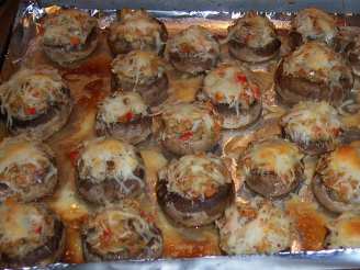Stuffed Crab Mushrooms With a Touch from of Chef Paulag