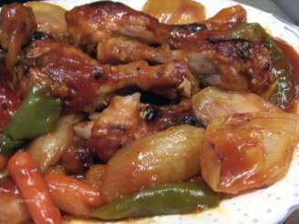 Baked Sweet and Sour Chicken With Veggies