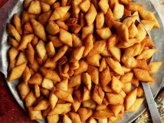 Shankarpale or Sweet Diamonds - Indian Cookies