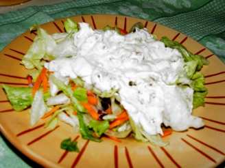 Creamy Pancetta Dressing and Iceberg Lettuce
