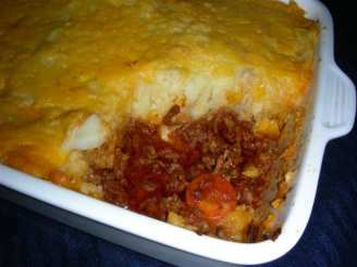 English Cottage Pie With Cheddar and Parsnip Mash