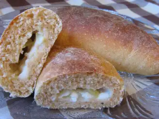 Sweet Onion and Cheese Parker House Pockets