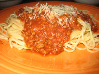 Italian Spaghetti With Meat Sauce