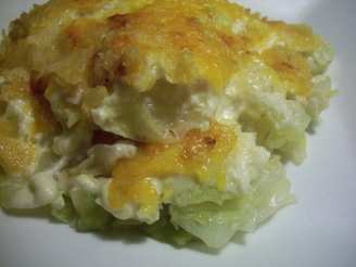 Cabbage Potato Chip Casserole