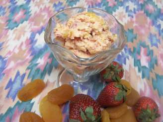 Strawberry and Apricot Ice Cream