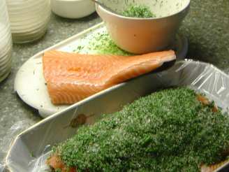 Gravad Lax With a Mustard and Dill Sauce