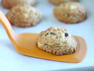 Cranberry Vanilla Chip Oatmeal Cookies