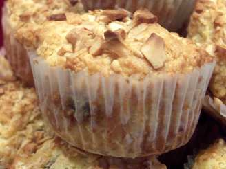 Apricot/Raisin Muffins With Cashew Top