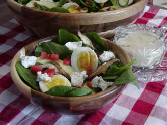 Basil Spinach Salad With Lime Vinaigrette
