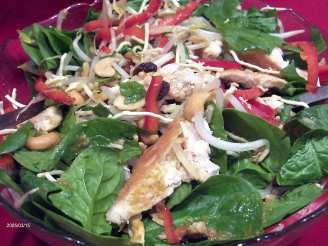 Chicken, Bacon and Spinach Salad
