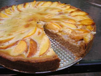 Peach Tart With a Ginger Crust