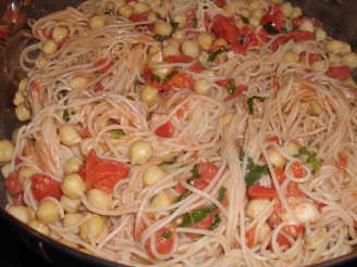 Pasta Skillet With Tomatoes and Beans