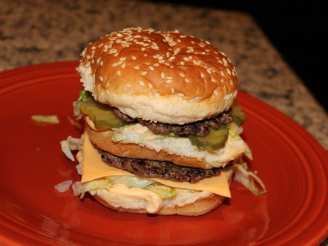 Mc Donald's Hamburgers and  Big Mac Sauce