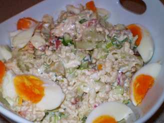Cauliflower Salad Made Like  Potato Salad  (Low Carb)