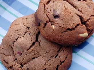 Double Chocolate Chunk Peanut Cookies