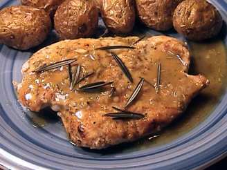Chicken Breasts in Rosemary Pan Sauce