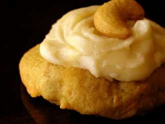 Cashew Cookies With Burned Butter Frosting
